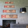 thumbnail image 2 of WINDSOR CANADA Vintage Plastic Street Sign Canadian flag city country road wall gift | Indoor/Outdoor | 18" Wide, 2 of 4