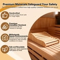 thumbnail image 3 of Sauna headrest S (normal) - ergonomic sauna chair with headrest for sauna rooms, 3 of 7