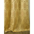 thumbnail image 4 of Kenyon Damask Textured Jacquard 54 x 84 in. Single Rod Pocket Curtain Panel w/Attached 18 in. Valance, 4 of 7