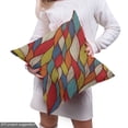 thumbnail image 4 of Ambesonne Waves Fabric by the Yard Upholstery, Abstract Curvy Lines, 10 Yards, Multicolor, 4 of 4