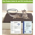 thumbnail image 6 of MEDEHOO Heated Outdoor Cat House with Insulated Liner for Winter Waterproof Feral Cat Shelter, 6 of 11