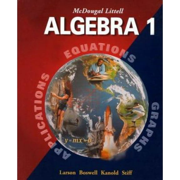 Pre-Owned McDougal Littell Algebra 1: Student Edition (C) 2001 2001 (Hardcover) 0395937760 9780395937761