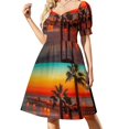 thumbnail image 2 of Vestido de manga corta de California, vestidos de ceremonia, vestidos de mujer para ocasiones especiales., 2 of 7