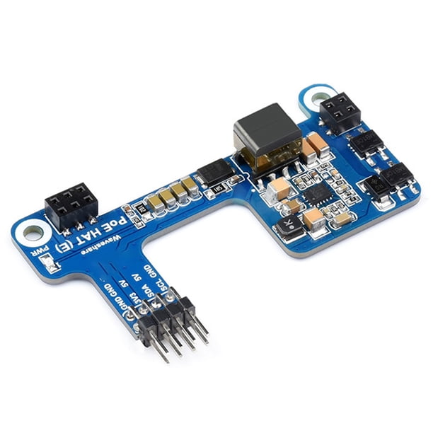 La Placa Expansión Raspberry Pi 3B+/4B Power Over Ethernet Admite El Estándar Red 802.3af