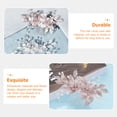 thumbnail image 3 of Bride Hair Comb Wedding Bridal Hair Accessory Women Rhinestone Flower Headpiece, 3 of 9