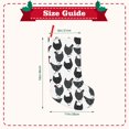 thumbnail image 3 of Rateoe Retro Rooster Print Christmas Stockings,18 Inch Large Christmas Stockings Decoration Ornaments for Holiday Home Fireplace Indoors, 3 of 8