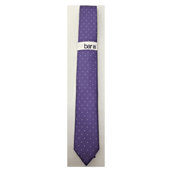 Bar III Mens Tie, Lilac, One Size