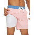 thumbnail image 5 of Men's Swim Trunks Board Shorts Quick Dry Mens Swimming Trunks with Compression Liner, 5 of 9
