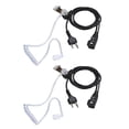 thumbnail image 2 of 2 Unids 2Pin Clear Acústica Bobina Tubo Walkie Talkie Auricular Policía PTT Auriculares Auriculares Micrófono Para Midland Radios De 2 Vías Soledad Auricular de radio bidireccional, 2 of 10