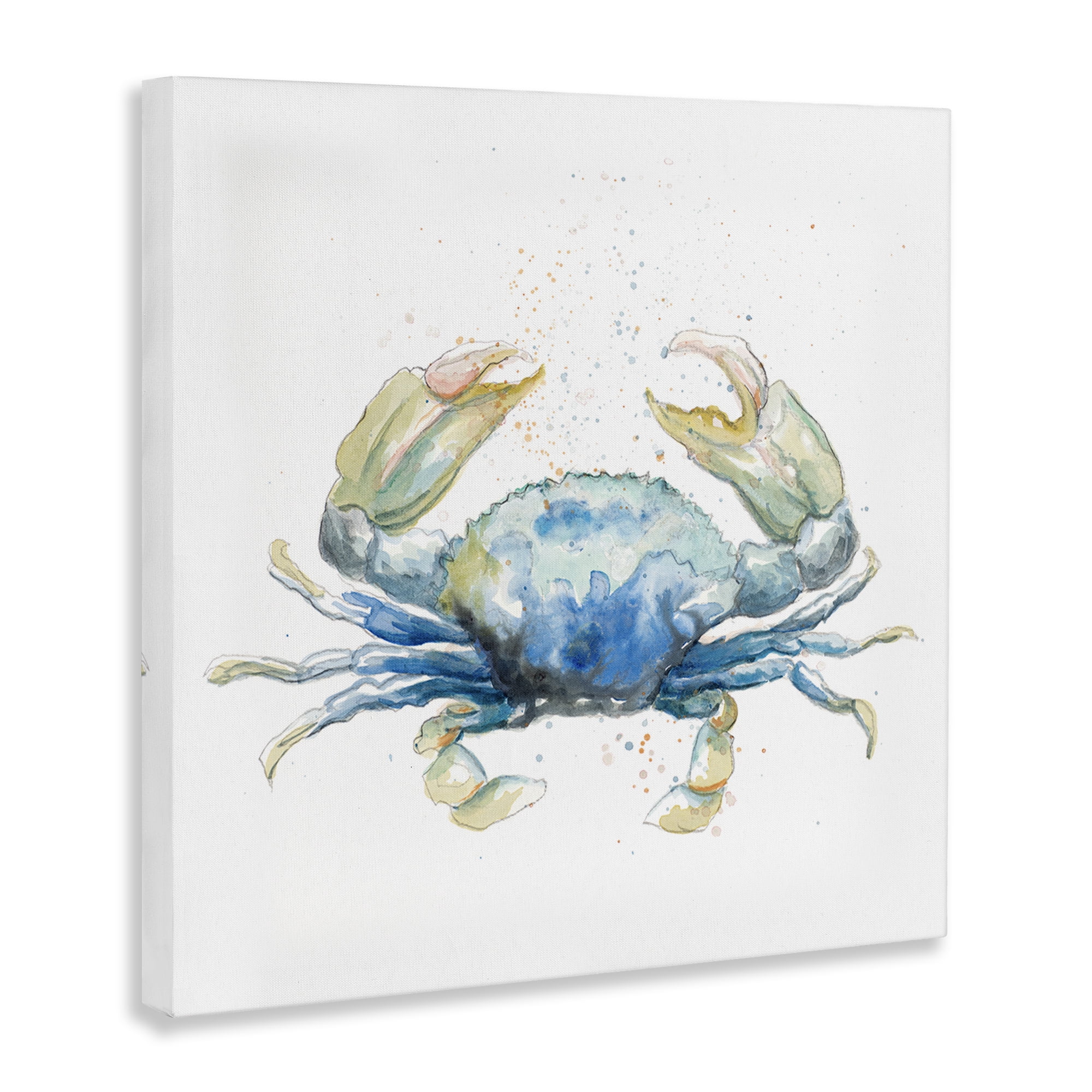 Stupell Industries Modern Speckled Crab Animals & Insects Painting Gallery Wrapped Canvas Art Print Wall Art, 36 x 36