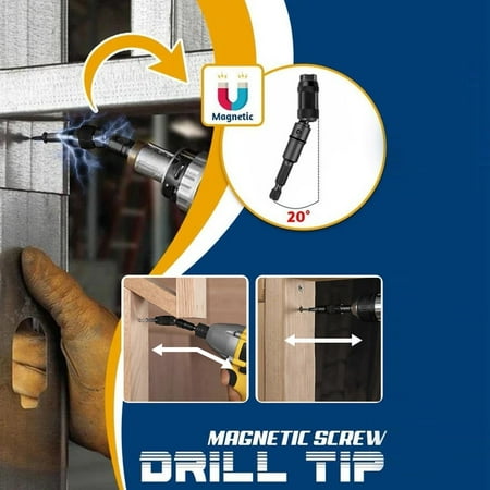 

KKCXFJX Tools Magnetic Screw Drill Tip Quick Change Locking Bit Holder with Spring Release Gifts