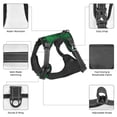 thumbnail image 6 of Picia Green Leave Fern No-Pull Dog Harness Reflective Front Clip Vest with Handle,Step-in Air Dog Harness,Adjustable 2 Metal Rings 4 Buckles,Easy to Put on & Take Off X-Large, 6 of 9