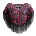 thumbnail image 3 of Châle à Franges Élégant pour Tenue de Soirée Formelle et Invités de Mariage Accessoire Idéal pour Robe de Soirée, 3 of 3