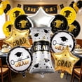 thumbnail image 4 of Fareti Graduation Foil Balloon Set, Black and Gold Party Decorations for Ceremony, Includes Star Round and Number Balloons, 4 of 4
