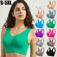 thumbnail image 2 of Women's S-5XL Seamless Bra Push-Up Sports Bra Non-wire Crop Tops Solid Color Sexy Lingerie No Pads Breathable Female Brassiere, 2 of 9