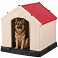 thumbnail image 1 of Casa para Perro Poli Pets Berlín Roja Grande con Piso Elevado, Rejillas de Ventilación y Techo Inclinado, 1 of 6