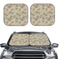 thumbnail image 2 of Windshield Sun Shade, Marine Sailing Badges Foldable Car Sun Shade Windshield for Front, 2 Pieces, 2 of 7