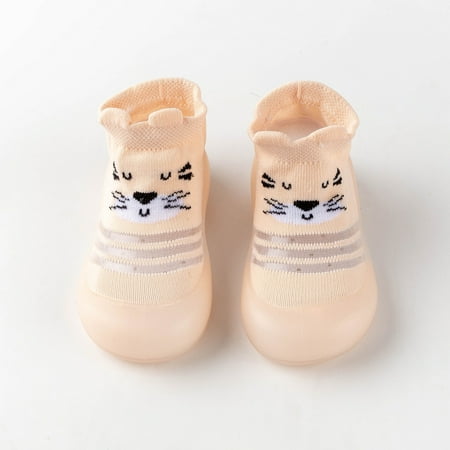 

Hunpta Toddler Shoes Toddler Baby Girls Boys Children Cartoon Animal Socks Shoes Slippers Prewalker