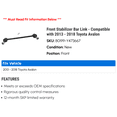 thumbnail image 2 of Front Stabilizer Bar Link - Compatible with 2013 - 2018 Toyota Avalon 2014 2015 2016 2017, 2 of 2