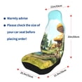 thumbnail image 4 of Yiaed Cartoon Mushroom House Print Car Seat Covers,Universal Auto Seats Protector Fits for Car,SUV Sedan,Truck,Automotive Seat Covers & Accessories(Two packs), 4 of 7