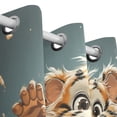 thumbnail image 3 of Tiger Coat Blackout Curtain Panels 63x55in Drapes Privacy Assured for Living room Bedroom Bathroom 2 panels set, 3 of 5