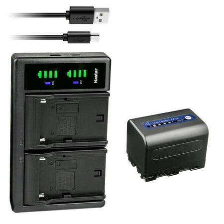 Kastar 1-Pack NP-QM71D Battery and LTD2 USB Charger Compatible with Sony CCD-DVD91 CCD-HC14 CCD-HC15 CCD-HC88 CCD-PC6 CCD-PC8 CCD-PC9 CCD-PC100 CCD-PC101 CCD-PC103 CCD-PC104 CCD-PC105 CCD-PC110 Camera
