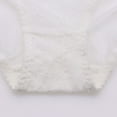 thumbnail image 3 of Women Sexy Underwear Mesh See Through Lingerie Embroidery Bra and Thong and Stocking, 3 of 4