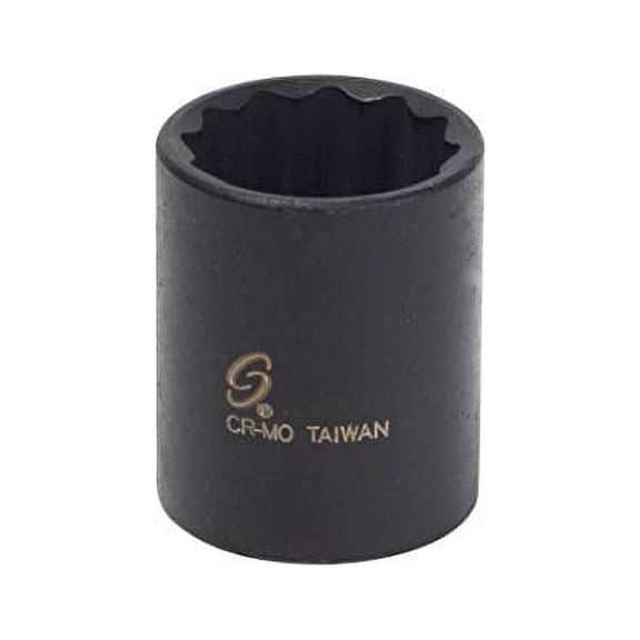 Sunex Tools 316MZ - 3/8" Drive 16MM 12 Point Metric Standard Impact Socket