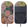 thumbnail image 5 of Garronmavis Waterproof Front Car Seat Towel Cover, Stain Resistant Universal Fit Seat Protector for Cars SUV Trucks Sedan Van, Ideal for Gym Workout Beach Hiking Running Use, 5 of 8