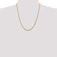 thumbnail image 2 of 10k Yellow Gold 3mm Rope Chain Necklace Pendant Charm, 2 of 9