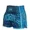 blue, variant on FLUORY Muay Thai Shorts Print Free Combat Mixed Martial Arts Boxing Training Match Pants Leisure Style