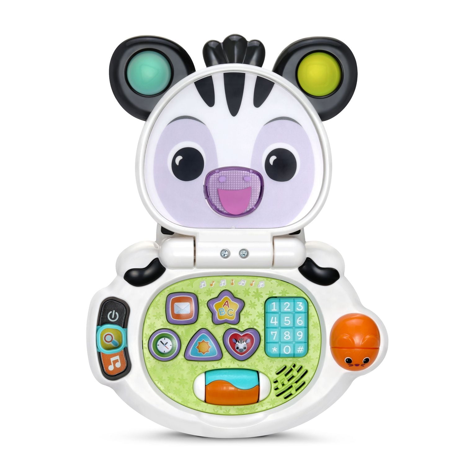 VTech Baby Lil’ Zebra Laptop Interactive Activity Toy for Infants - French Version