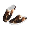 thumbnail image 2 of Lsque Cute Daisy Cow Pattern Womens Comfort Cotton on Scuff With Memory Foam and Anti-skid Sole Slipper-37/38, 2 of 7