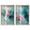 Blonde Frame, variant on Soft Swirls Duo Shadowbox Print Sunset Pink Wall Decor Set by Art Remedy, Black Frame, 10 x 15