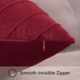 thumbnail image 4 of Funda de almohada decorativa Tosleo 50 x 50 cm, terciopelo dorado, paquete 2, 4 of 9