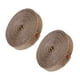thumbnail image 1 of 2 piezas de yute natural cuerda de cáñamo para tejer correas para el hogar DIY artesanía línea de pesca patrón de cinta de arpillera (marrón claro) - 10 mx 1,5 cm, 1 of 5