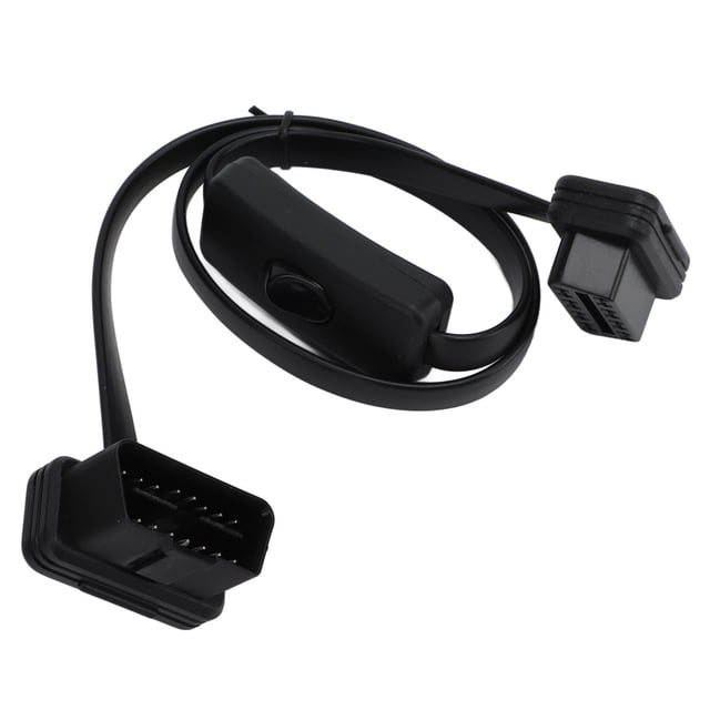 Conector de diagnóstico cables de extensión OBD2 Alta flexibilidad Profesional Resistente al desgaste Confiable Ligero con interruptor para automóvil ANGGREK Otros