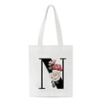 thumbnail image 1 of Bolsa de asas personalizada Wmkox8yii Acuarela Floral Rosa Negro Oro Rosa 38 cm x 42 cm HFSH66, 1 of 1