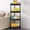 Black, variant on Bxaolu Bathroom Standing Shelf, 4 Tier Movable&nbsp;Shelf Units,Open Floor Shelves,Triangular Curved Corner Shelf Stand for Small Space,Ideal for Bathroom,Kitchen,Vanity Storage and Organizer,White