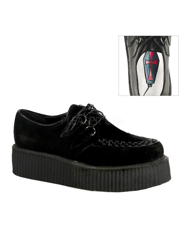 v-cre502s / b / est demonia creepers unisexe taille de chaussures noires: 7 v-cre502s / / v-cre502s b / est demonia creepers unisexe taille de chaussures noires: 7 f7563b