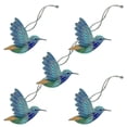 thumbnail image 1 of Ventana de pájaro manchada, adorno de colibrí acrílico iridiscente, decoración de pájaros, 1 of 1
