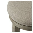 thumbnail image 2 of Oaktown Swivel Counter Stool - 360° Rotation, Rustic Grey Finish - Kitchen Island & Bar Seating - 300 LBS Capacity Cream+Reclaimed Grey + Polyester, 2 of 5
