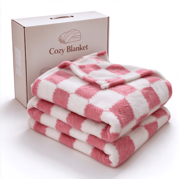 Throw Blanket, Soft Plush Flannel Blanket for Couch, Thick Comfy Blankets & Throws, 28x39 Inch Warm Cozy Microfiber Throw by MPOISVA