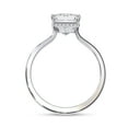 thumbnail image 4 of Solitaire Engagement Ring for Women Center 7x7mm Princess Cut Lab Created Moissanite Promise Rings in 10K Solid White Gold Jewelry Gift for Her, Size 8, 4 of 6
