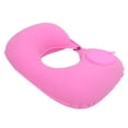 thumbnail image 1 of Almohada Para El Cuello, Almohada De Viaje, Almohada En Forma De U, Cojín Inflable Suave Para Reposacabezas, Protección Cervical Para Coche, Oficina, AircraftPink ANGGREK Rosa, 1 of 8