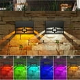 thumbnail image 1 of Dvkptbk Solar Street Light, IP55 Waterproofs Outdoor Solar Street Light, Dusk to Dawning, LED Floods Light with Motion Sensor and Constant RGB Light Wall Sconces Home Decor on Clearance, 1 of 9