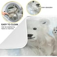 thumbnail image 5 of GZHJMY Polar Bear Watercolor Painting Absorbent Dish Drying Mat, 16 Inch x 18 Inch Microfiber Kitchen Countertop Table Protector Multi-Purpose Counter Rack Sink Drainer Pad, 5 of 6
