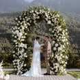 thumbnail image 2 of Kselythan Garden Arch Trellis,Metal Wedding Arch With Stakes,Garden Arch Arbor For Climbing Plants,Roses,Vines,Wedding Archway Decor For Lawn Patio Party Backyard, 2 of 6