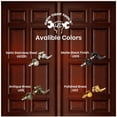 thumbnail image 4 of Matte Black Entry Door Handle Combo Lock Set with Deadbolt and 12 KW1 Keys Total (3-Pack, Keyed Alike), 4 of 12