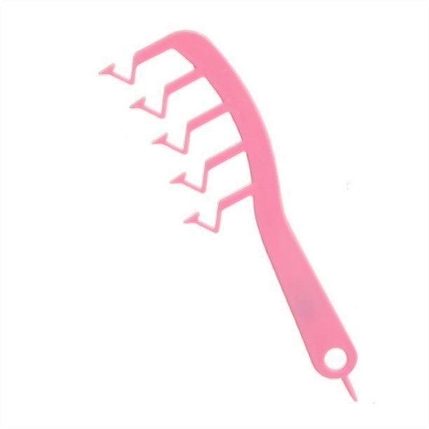 2 peines para separar el cabello en forma de Z para dar volumen y masajear el cuero cabelludo con dientes anchos antiestáticos.